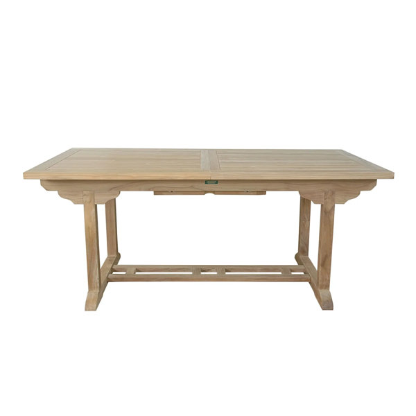 Skyline Decor Outdoor Rectangular Teak Dining Table Perigold